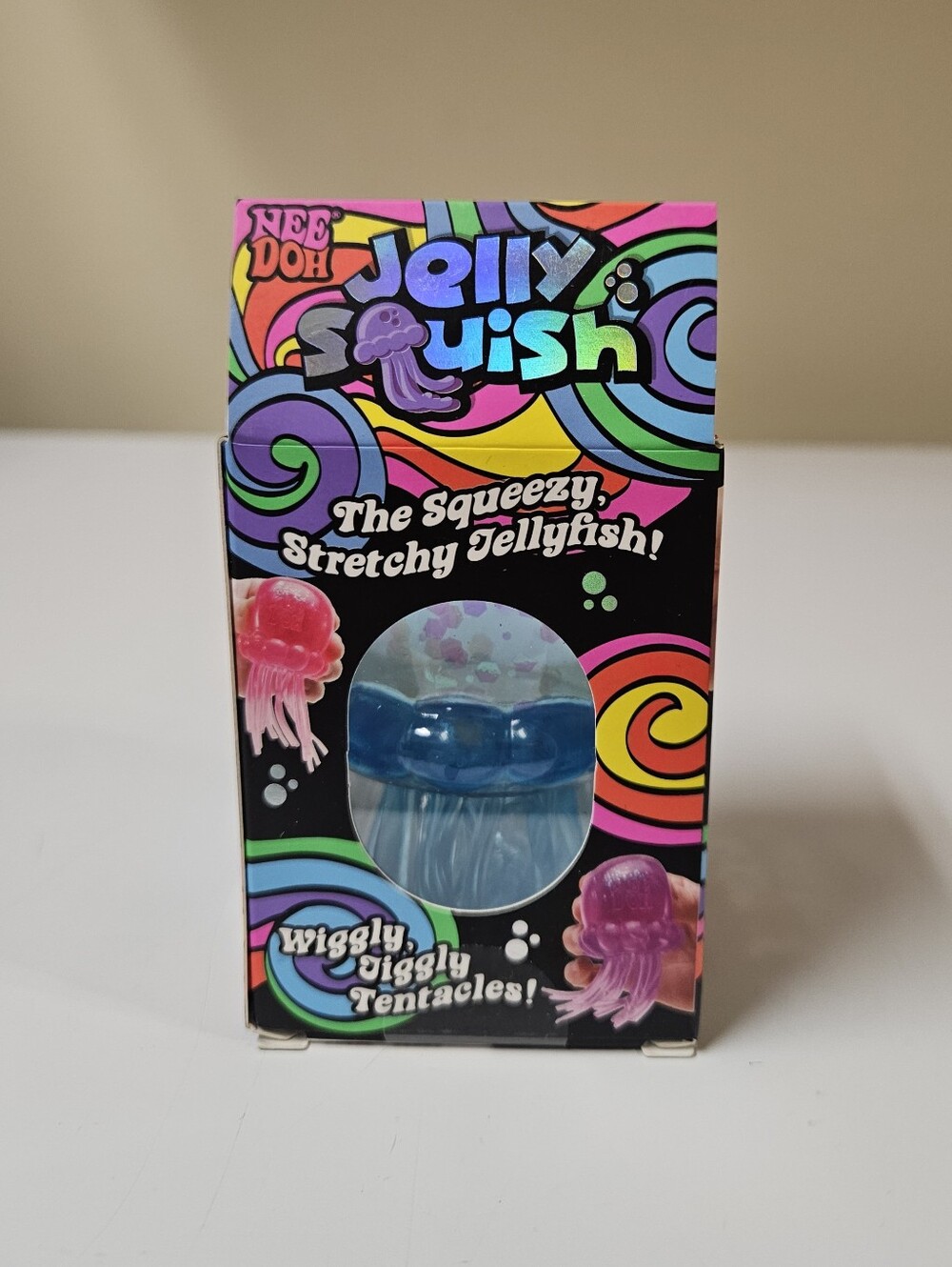 Needoh Jelly Squish Blue Jellyfish Sensory Toy Fidget New Sealed Box Authentic - Picture 8 of 11
